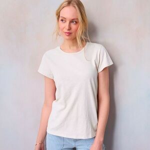 NWT Women's LC Lauren Conrad Short Sleeve Tee Light Blue - XL